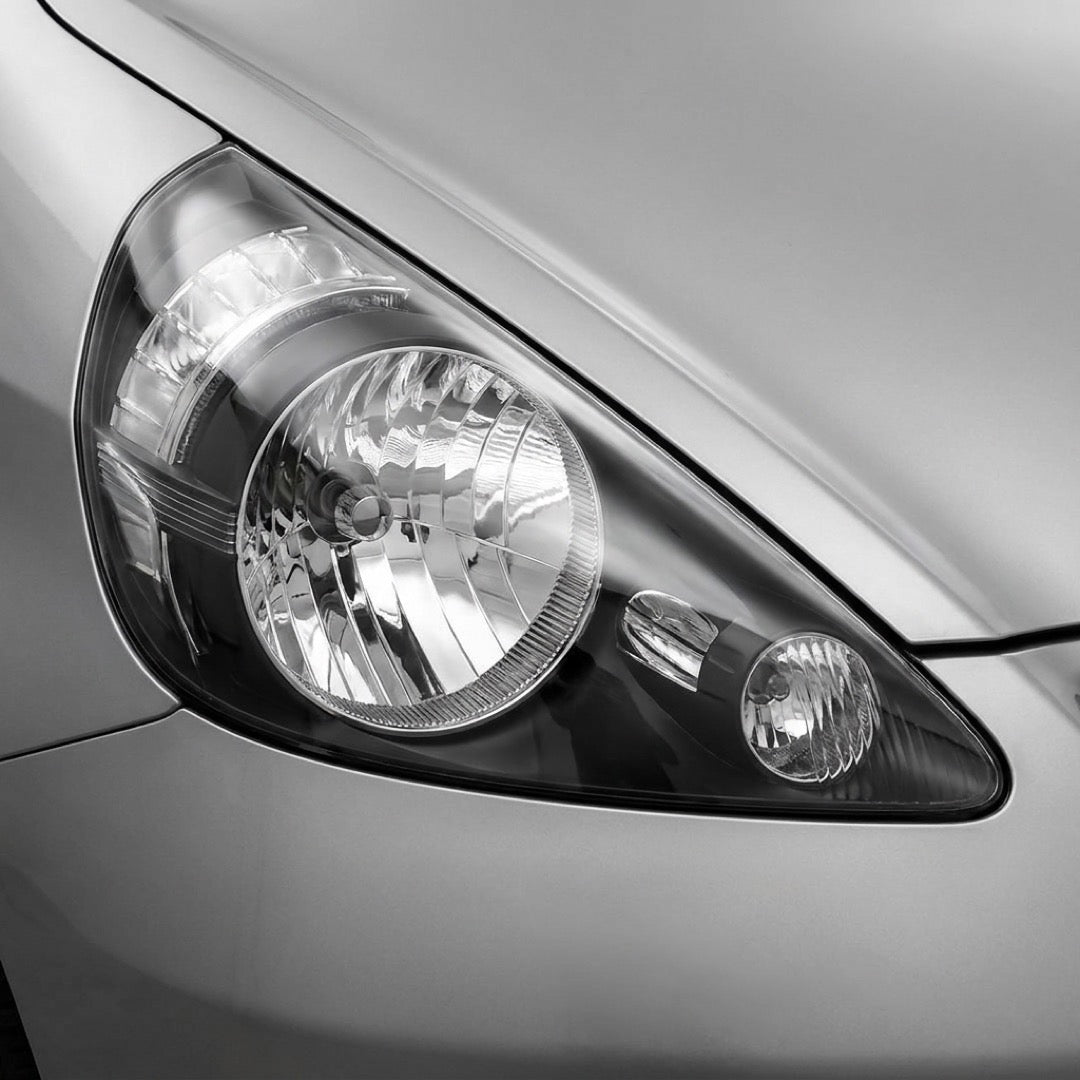 Honda Jazz GD Hatch (2004 - 2008) Black OEM Style Headlights LH + RH