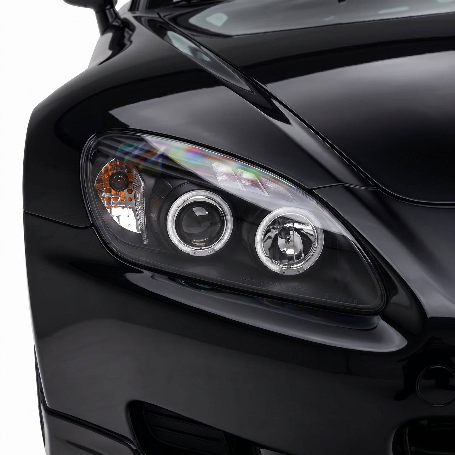 Honda S2000 AP1 Series 1 (1999 - 2001) Black Angel Eyes Projector Headlights LH + RH