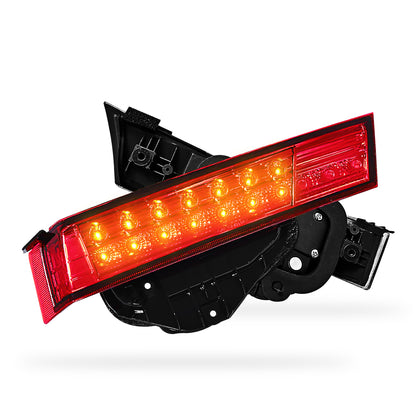 Honda Accord 8th Gen Sedan (2008 - 2013) Boot Trunk Clear Red LED Tail Lights LH + RH