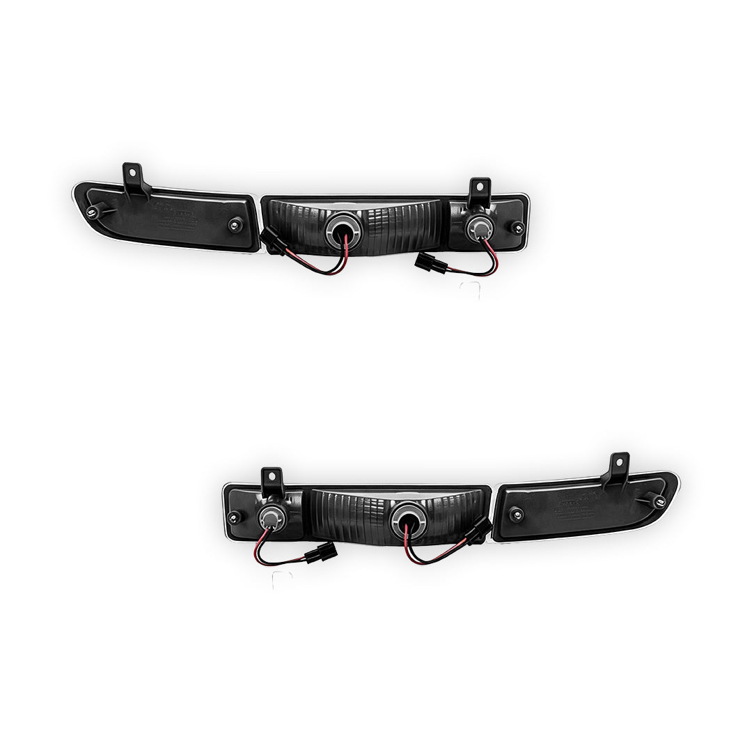 Honda Prelude BB 4th Gen (1992 - 1996) Clear Front Bumper Bar Turn Signal Indicator Lights LH + RH