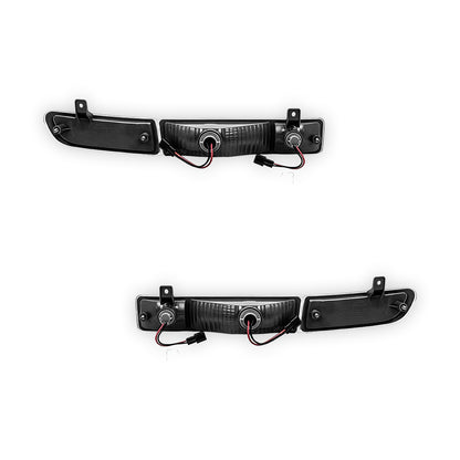 Honda Prelude BB 4th Gen (1992 - 1996) Clear Front Bumper Bar Turn Signal Indicator Lights LH + RH