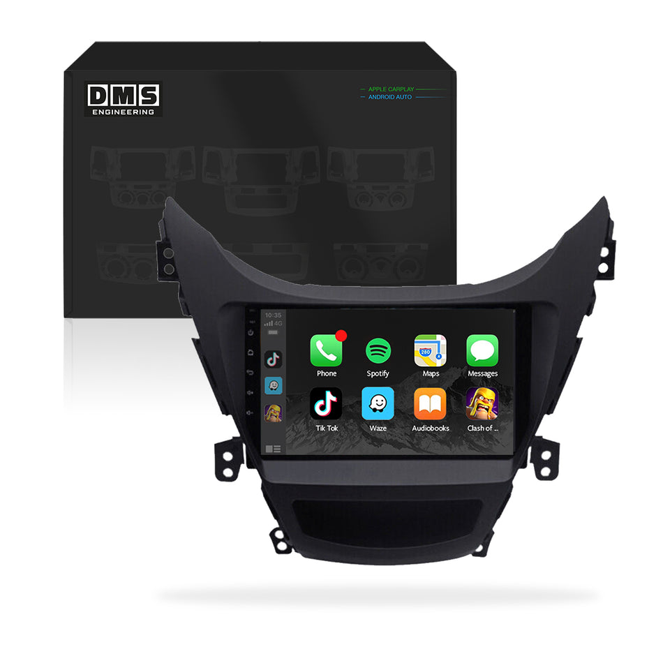 Hyundai Elantra MD (2012 - 2014) 9" Wireless Android 12, 13 & 14 Head Unit for Apple CarPlay / Android Auto