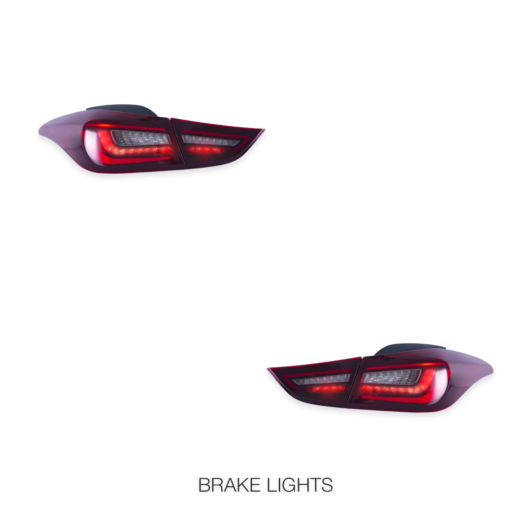 Hyundai Elantra MD (2011 - 2016) LED Sequential Tail Lights LH + RH