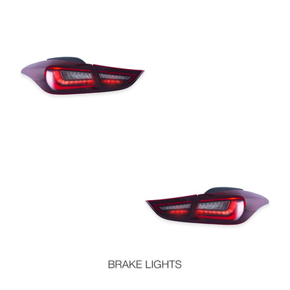 Hyundai Elantra MD (2011 - 2016) LED Sequential Tail Lights LH + RH