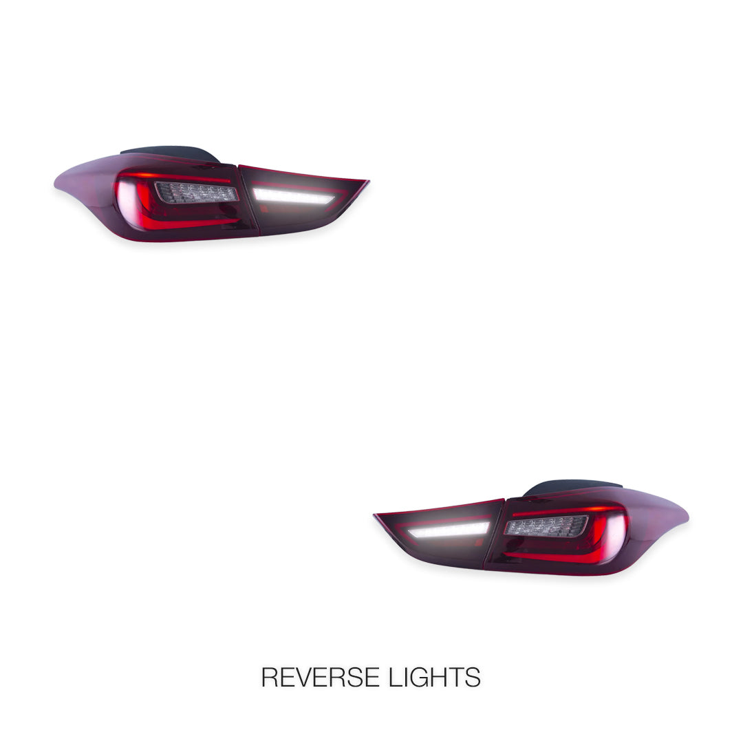 Hyundai Elantra MD (2011 - 2016) LED Sequential Tail Lights LH + RH