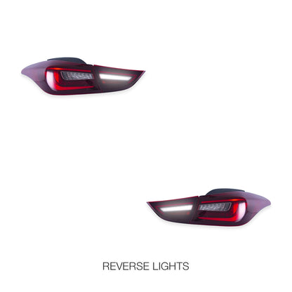 Hyundai Elantra MD (2011 - 2016) LED Sequential Tail Lights LH + RH