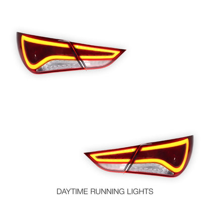 Hyundai Sonata NF (2010 - 2014) Smoked Animation DRL Sequential Tail Lights LH + RH