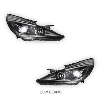 Hyundai Sonata NF (2011 - 2014) Black Animation DRL Sequential Headlights LH + RH