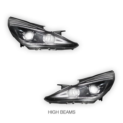 Hyundai Sonata NF (2011 - 2014) Black Animation DRL Sequential Headlights LH + RH