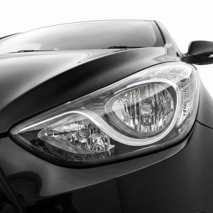 Hyundai Elantra MD Series 1 (2011 - 2013) OEM Style Headlights LH + RH installed close-up