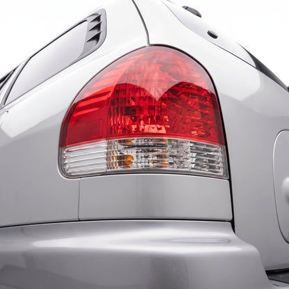 Hyundai Santa Fe SM (2004 - 2005) OEM Style Tail Lights LH + RH installed close-up