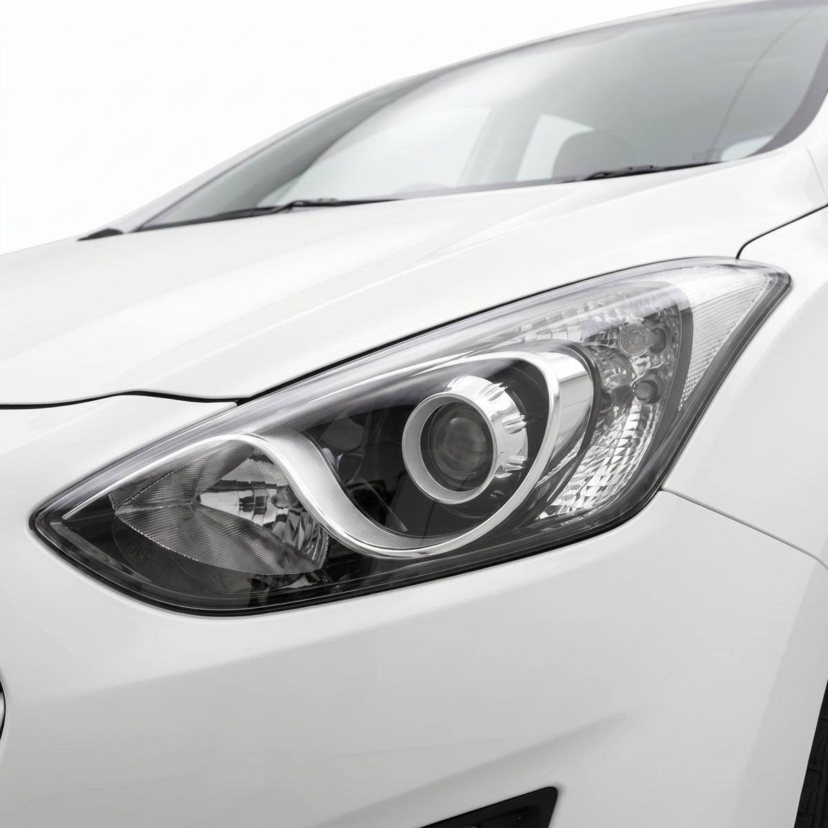 Hyundai i30 GD (2012 - 2017) OEM Style Headlights LH + RH installed close-up