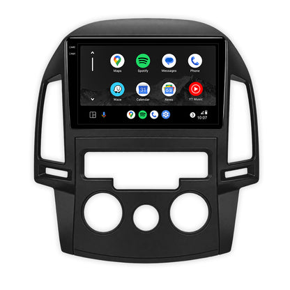 Hyundai i30 FD (2007 - 2012) 9" Wireless Android 16 Head Unit for Apple CarPlay / Android Auto Manual or Automatic Controls