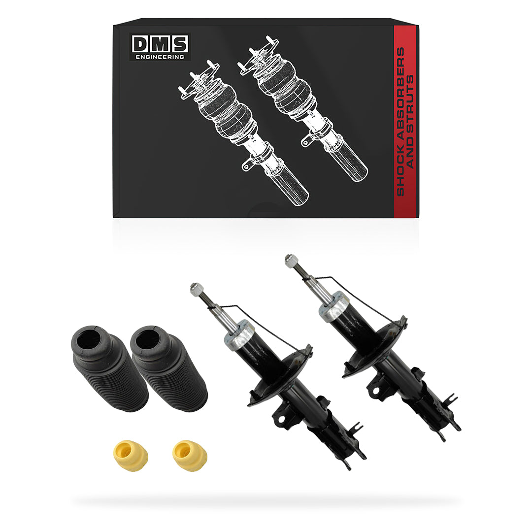 Hyundai i20 PB Series 1 (2010 - 2012) Front Shock Absorbers + Dust Cover Boots & Bump Stops LH + RH