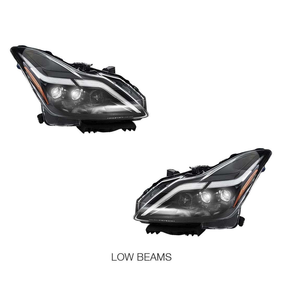 Infiniti G37 (2008 - 2013) LED DRL Dual Projector Headlights LH + RH