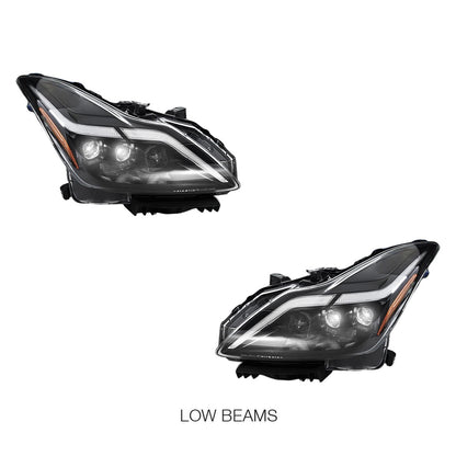 Infiniti G37 (2008 - 2013) LED DRL Dual Projector Headlights LH + RH