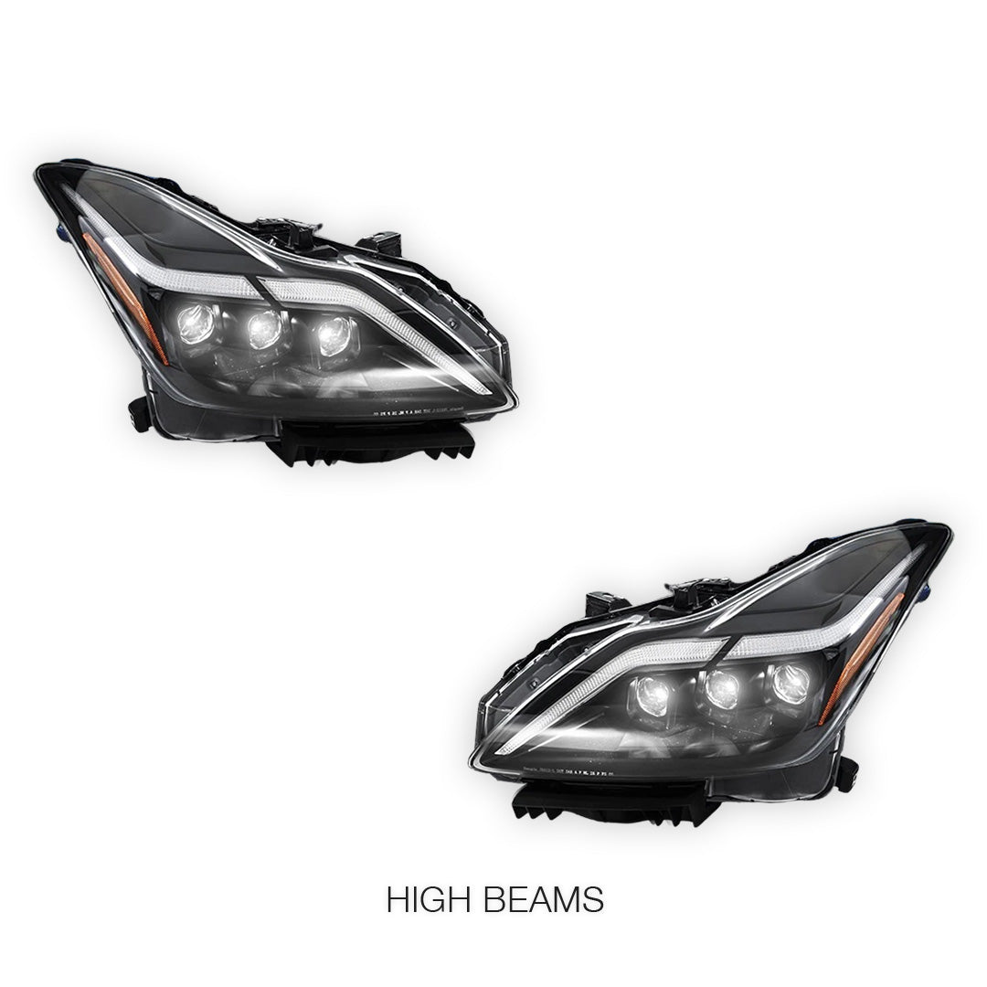 Infiniti G37 (2008 - 2013) LED DRL Dual Projector Headlights LH + RH