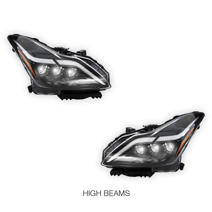 Infiniti G37 (2008 - 2013) LED DRL Dual Projector Headlights LH + RH