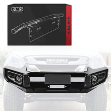 DMS Isuzu D-MAX RT / RG (2017 - 2025) No Hoop Steel Bull Bar + LED Lights ADR Compliant
