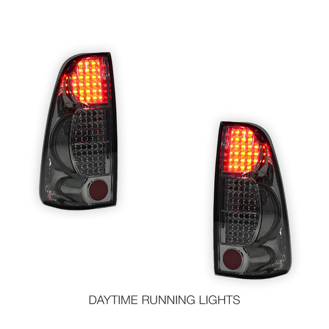 Isuzu D-MAX RC (2007 - 2012) Smoked Black LED Tail Lights LH + RH