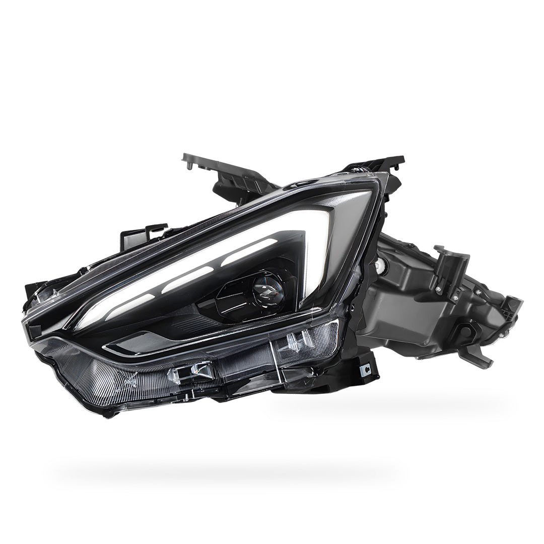 Isuzu D-MAX RG Ute (2020 - 2024) Black MY24 Update Style FULL LED Headlights LH + RH