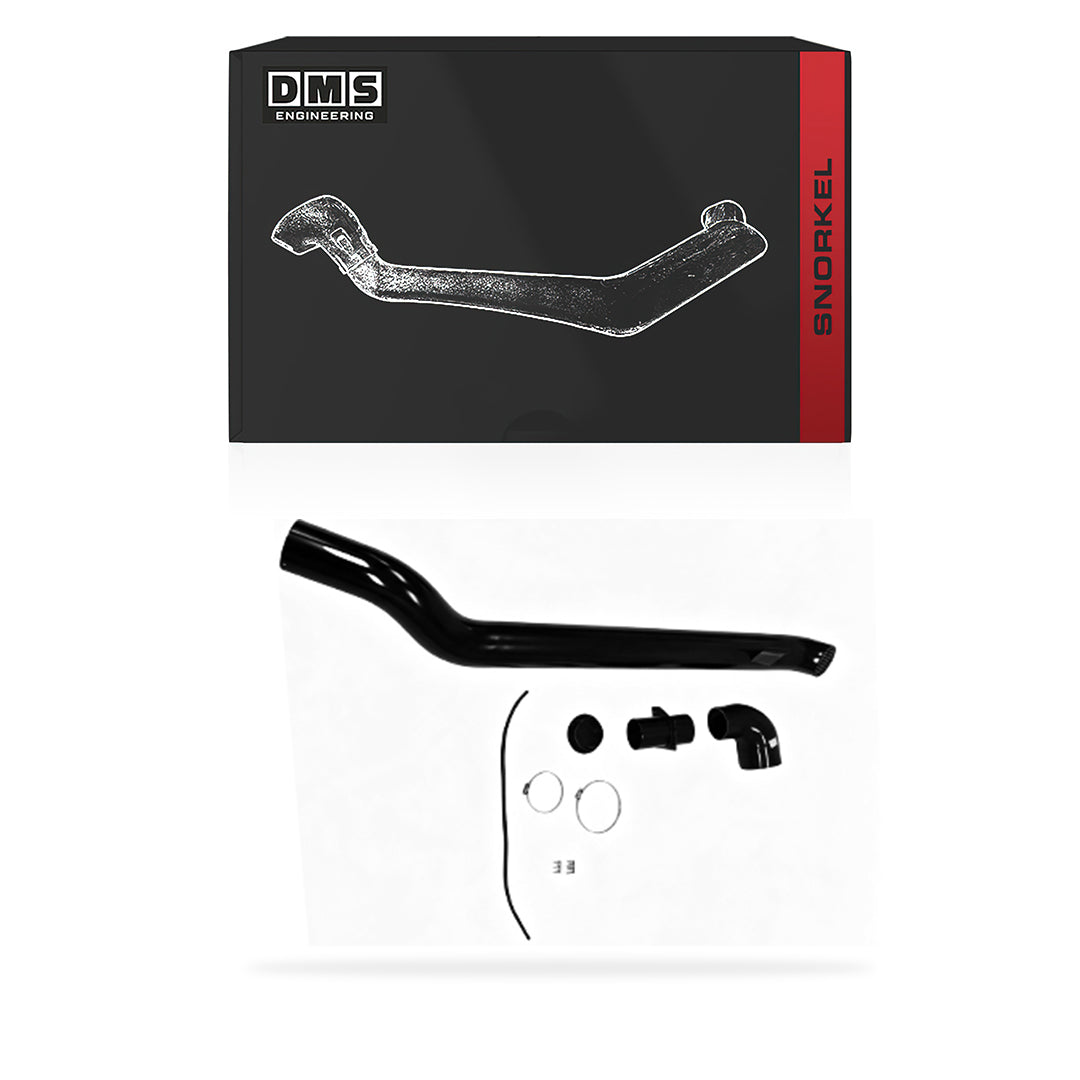 Isuzu D-MAX RG (2021 - 2026) Black Stainless Steel Snorkel Kit