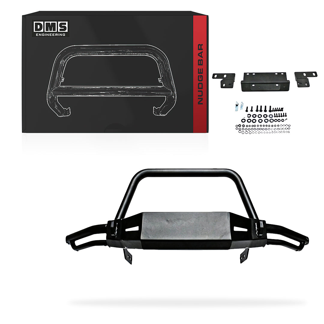 Isuzu D-MAX RT (2012 - 2019) Front Bull Steel Winch Compatible Nudge Bar
