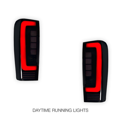 Isuzu D-MAX RT (2012 - 2019) Smoked Black Full LED Tail Lights LH + RH