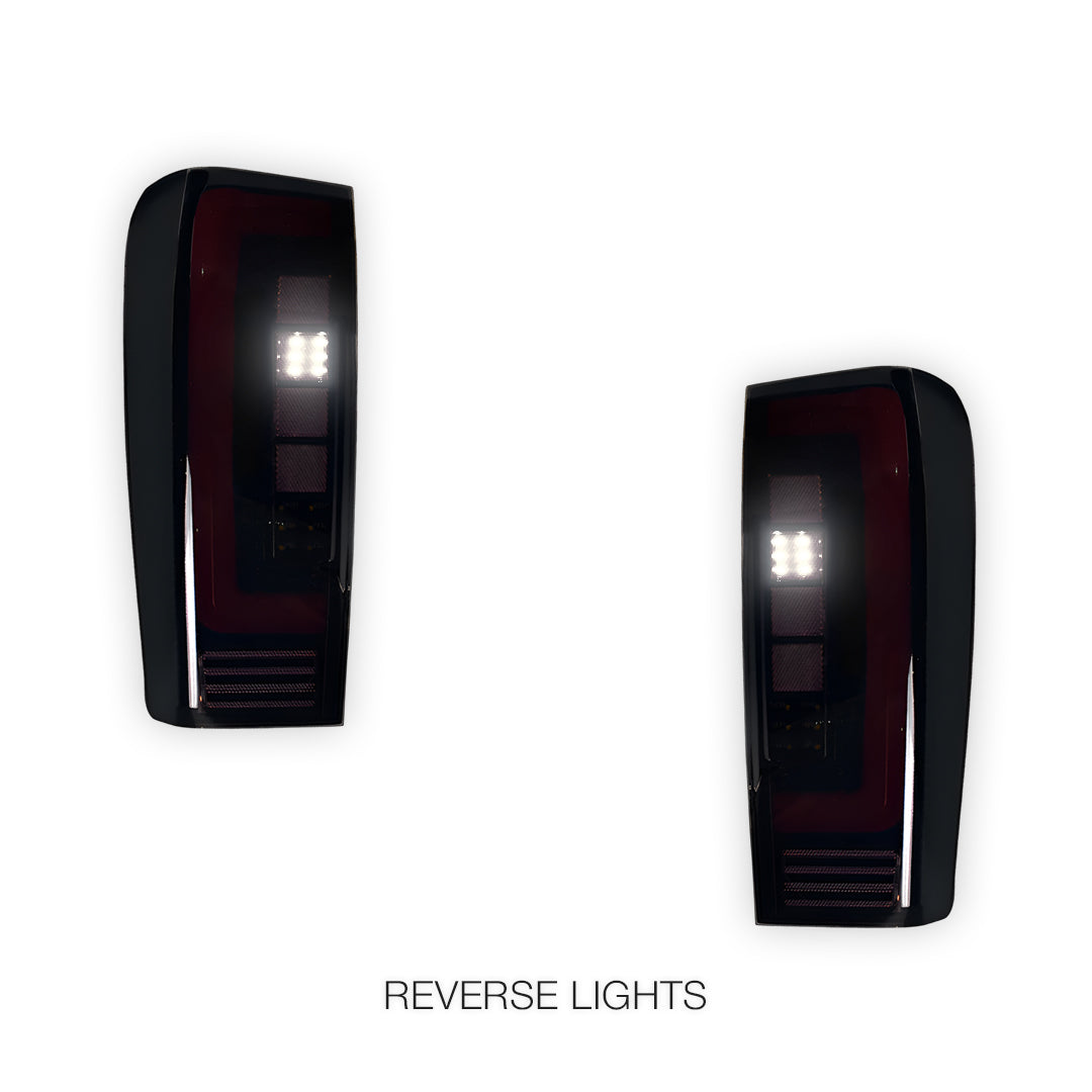 Isuzu D-MAX RT (2012 - 2019) Smoked Black Full LED Tail Lights LH + RH