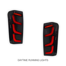 Isuzu D-MAX RT (2012 - 2019) Smoked Black Full LED V2 Tail Lights LH + RH