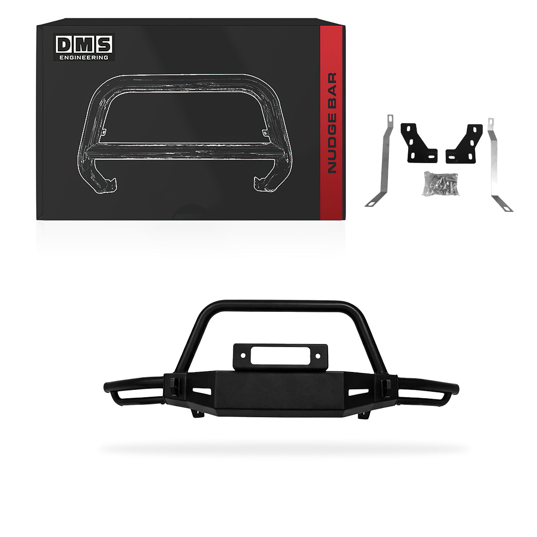 Isuzu D-MAX RT (2012 - 2019) Winch Compatible Steel Nudge Bar