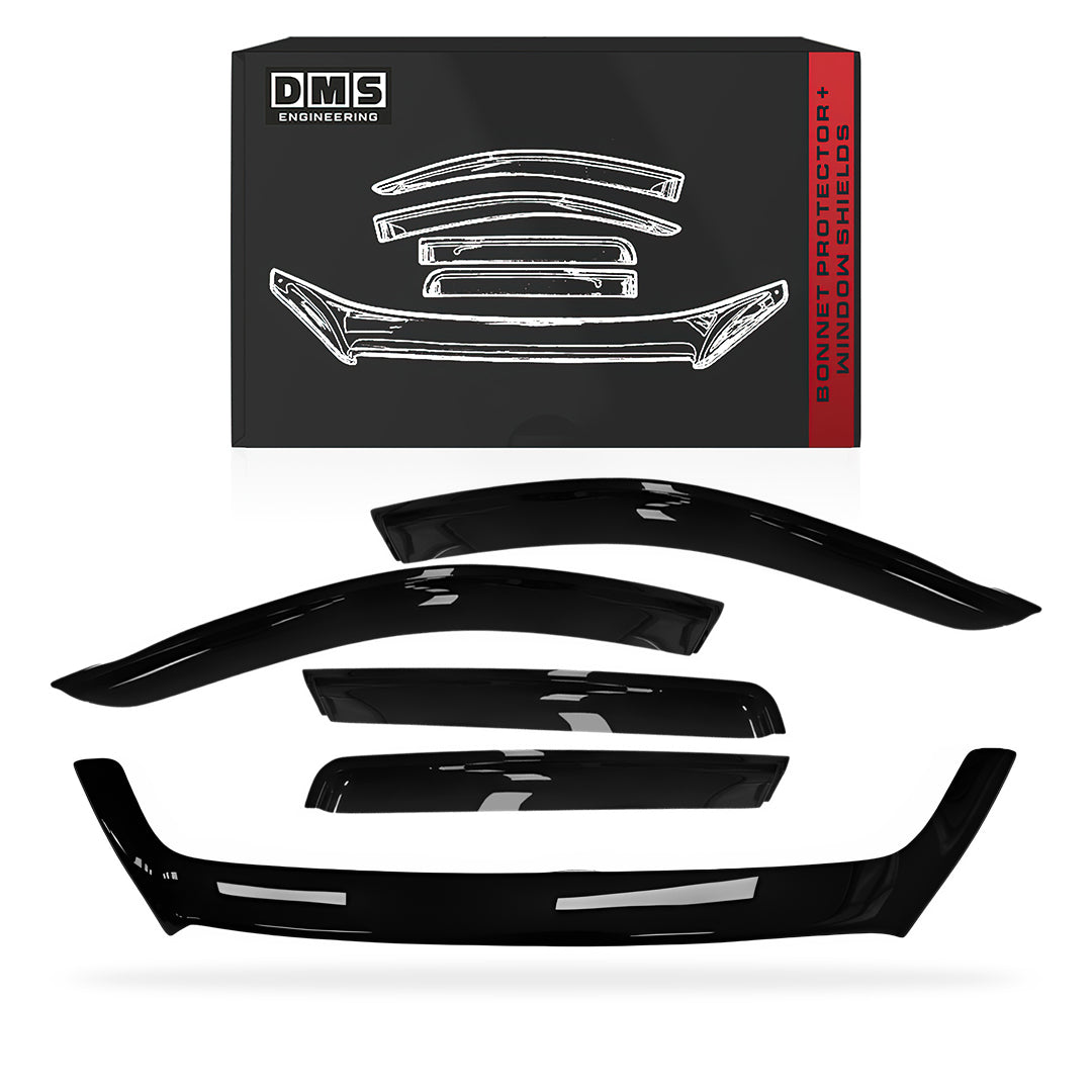 Isuzu D-MAX RT (2016 - 2020) Bonnet Protector + Weather Shields
