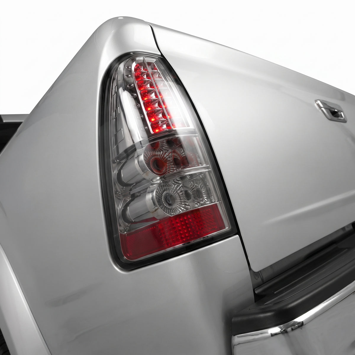 Isuzu D-MAX RC (2007 - 2011) LED Tail Lights LH + RH installed close-up