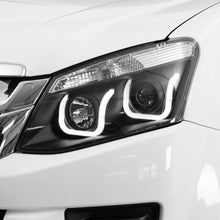 Isuzu D-MAX RT (2012 - 2016) 3D LED Stripe DRL Projector Headlights LH + RH