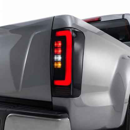 Isuzu D-MAX RT (2012 - 2019) Smoked Black Full LED Tail Lights LH + RH installed