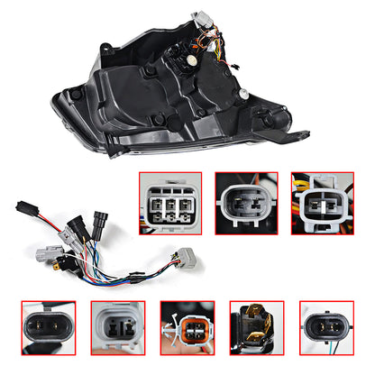 Isuzu D-MAX Ute (2012 - 2016) Black MY24 Update Style FULL LED Headlights LH + RH