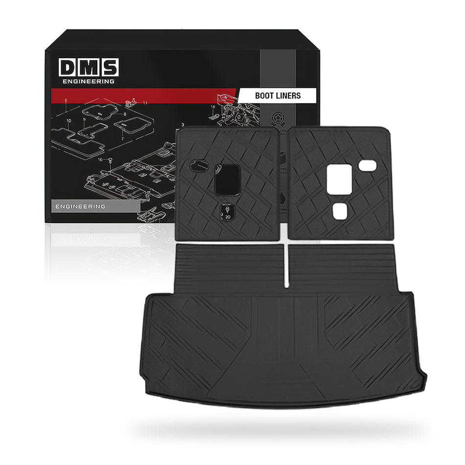 Jeep Grand Cherokee L WL 7-Seater (2021 - 2024) 3 Pcs. Boot Cargo Mat Liner