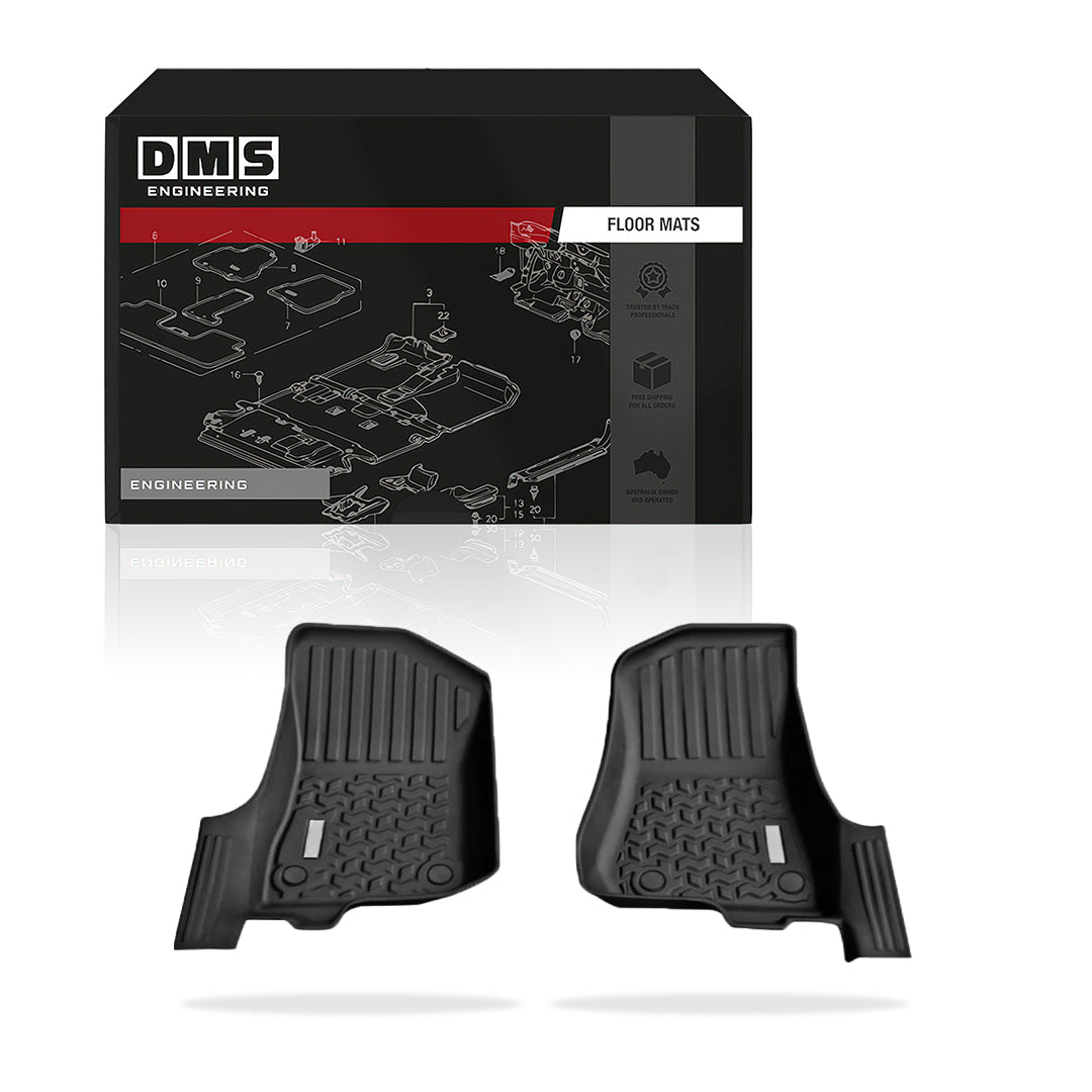 Jeep Wrangler JL Series 2 - Door (2018 - 2026) Front 2 Pcs. Car Floor Mats