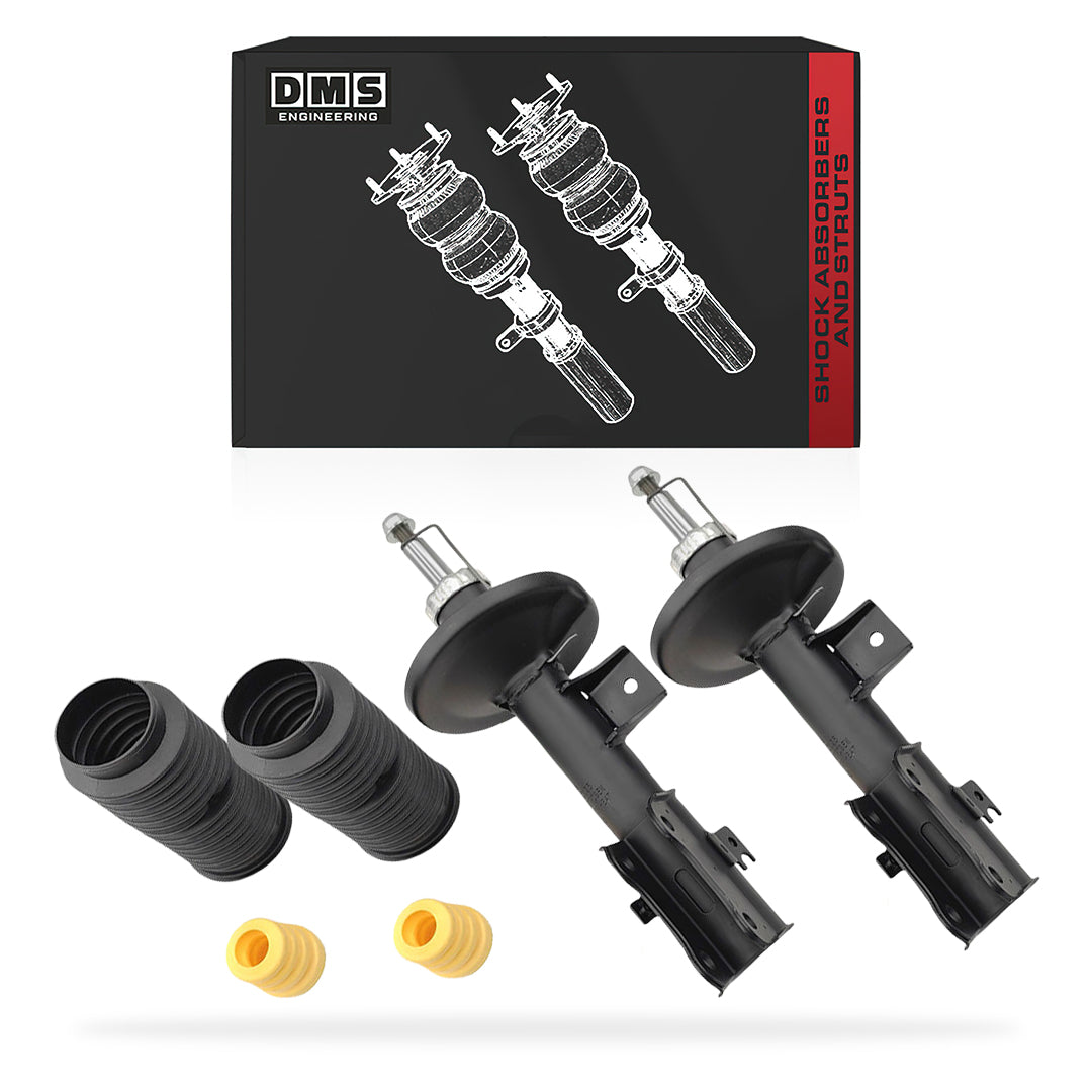 Jeep Cherokee KL (2013 - 2022) Front Shock Absorbers + Dust Cover Boots & Bump Stops LH + RH