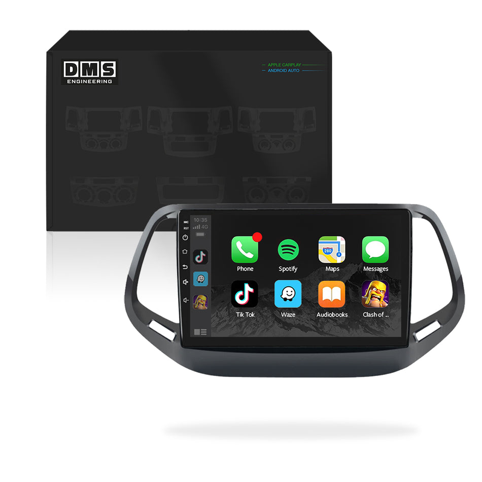 Jeep Compass MP (2017 - 2020) 10.1" Wireless Android 12 & 13 Head Unit for Apple CarPlay / Android Auto