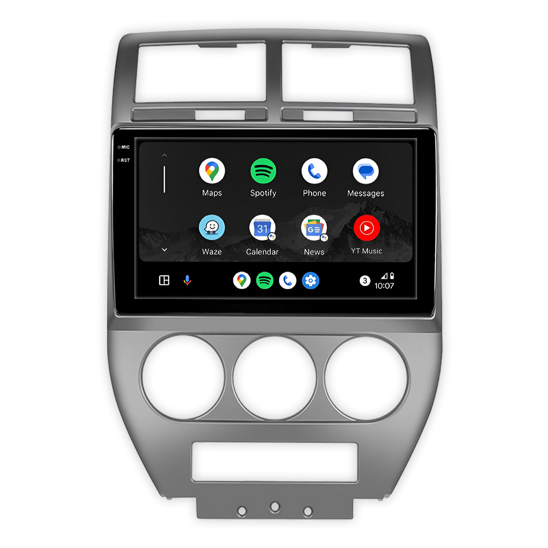 Jeep Compass MK (2006 - 2010) 10" Wireless Android 16 Head Unit for Apple CarPlay / Android Auto