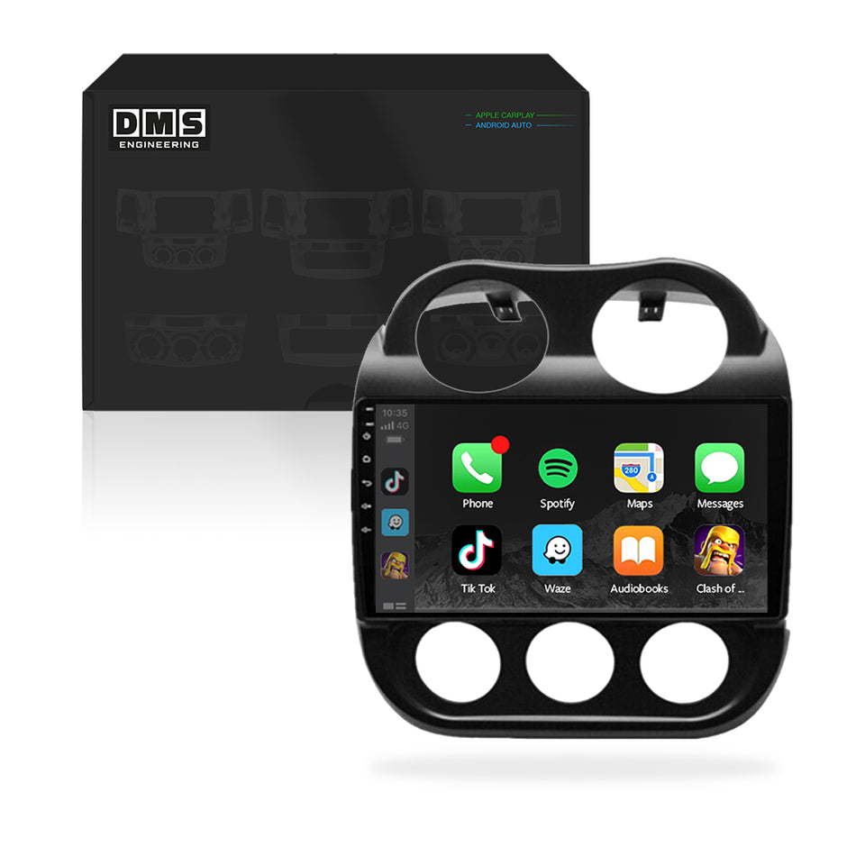 Jeep Compass MK (2010 - 2016) 10.1" Wireless Android 13 Head Unit for Apple CarPlay / Android Auto