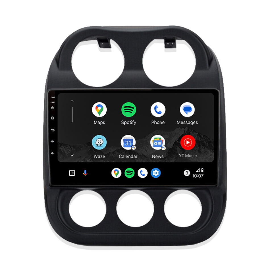 Jeep Compass MK (2010 - 2016) 10.1" Wireless Android 13 Head Unit for Apple CarPlay / Android Auto