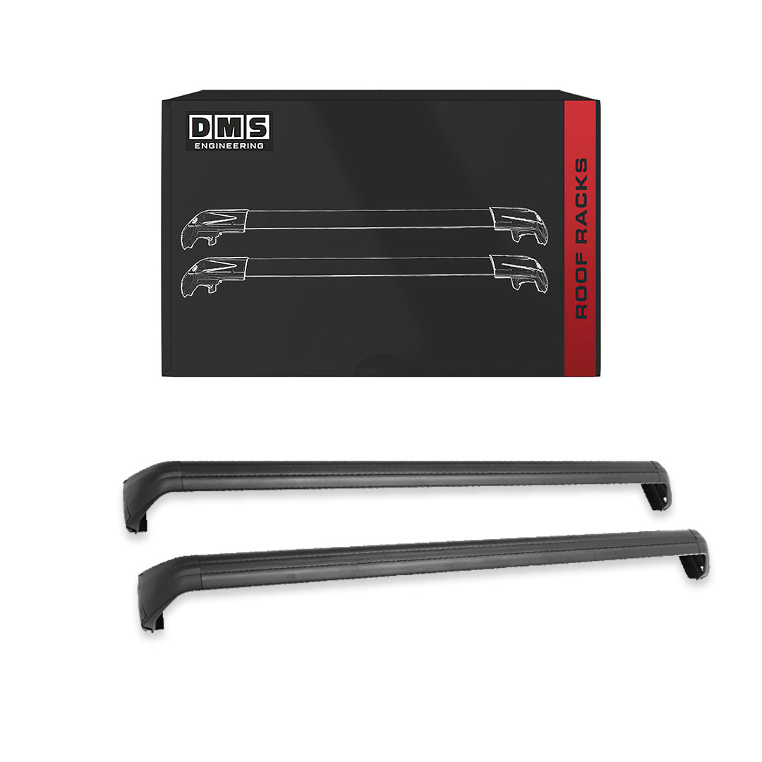 Jeep Gladiator JT (2020 - 2023) 2 x Premium Aluminum Black Roof Racks