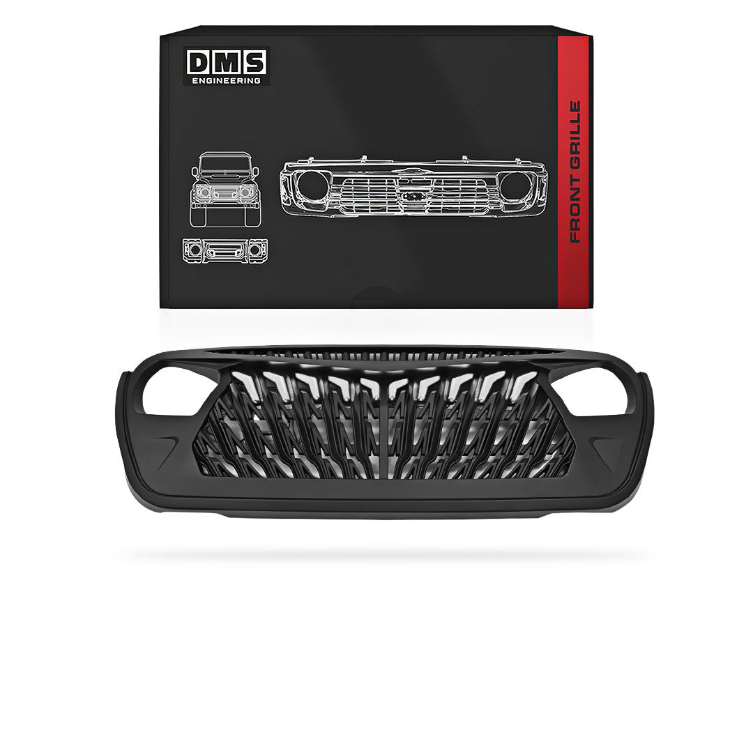 Jeep Gladiator JT (2020 - 2023) Matte Black Front Grille