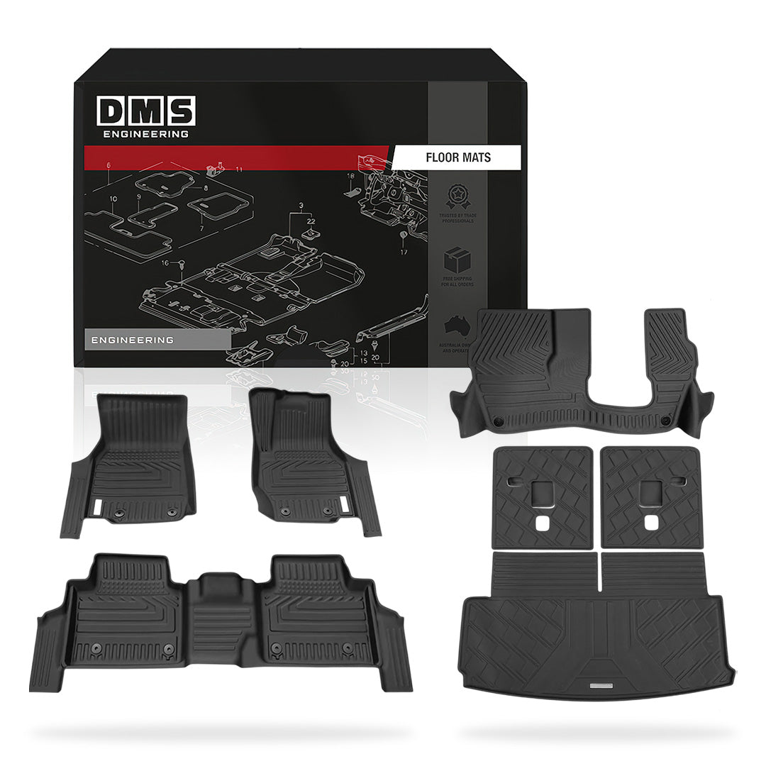 Jeep Grand Cherokee L WL 7 - Seater (2021 - 2026) Car Floor Mats