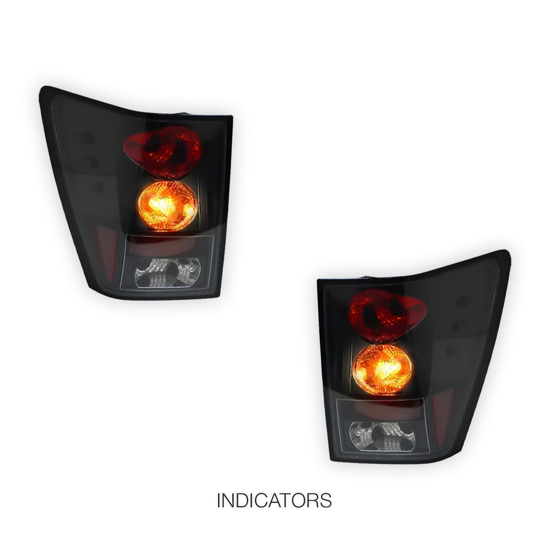 Jeep Grand Cherokee WH (2005 - 2010)  Black Altezza Tail Lights LH + RH