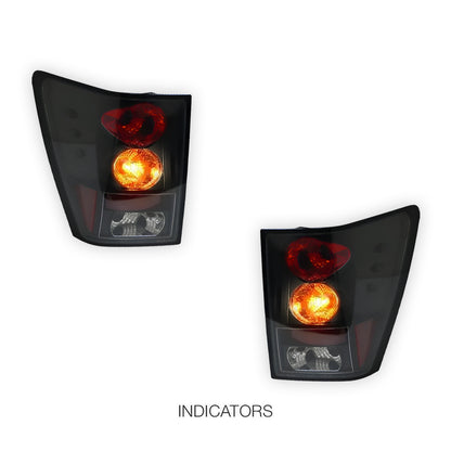 Jeep Grand Cherokee WH (2005 - 2010)  Black Altezza Tail Lights LH + RH