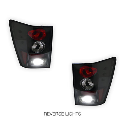 Jeep Grand Cherokee WH (2005 - 2010)  Black Altezza Tail Lights LH + RH