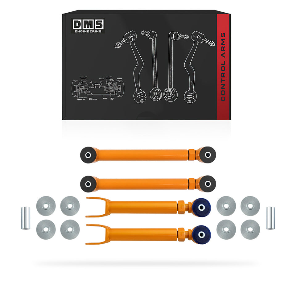 Jeep Grand Cherokee WJ (1999 - 2004) Front Upper & Rear Lower Control Arms LH + RH